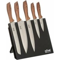 5five Simply Smart Blocca Coltelli Magnetizzato Nero 23,2 cm