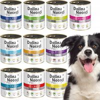 DOLINA NOTECI Aliment humide premium pour chiens, assortiment de saveurs, lot de 10 x 800 g
