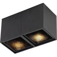 Design Spotlight Black 2-Light - Qubo Honey