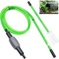 Nettoyeur d'aquarium, aspirateur à mulm, accessoire d'aquarium, aspirateur pour changement d'eau d'aquarium et filtre à sable