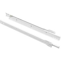Drawer Slide 2 pcs White 350 mm Steel vidaXL