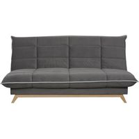 Dunlopillo Toundra Clic-Clac-Bettsofa Grau Skandinavisches Design
