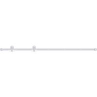 Vidaxl – Kit de quincaillerie pour porte coulissante 200 cm – Acier enduit de poudre – Roulements internes pour glissement silencieux – Guide au sol inclus