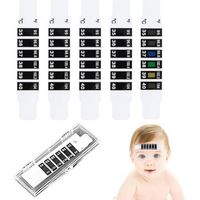 5 PCS Thermomètre Frontal Thermomètre Frontal Bande Bande Thermomètre Bandes de Thermomètre Frontal Fiable THERMOMETRE BEBE