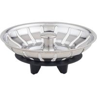 Cesta coladora de una pieza para fregadero de cocina, filtro para fregadero de cocina, diámetro 80 mm