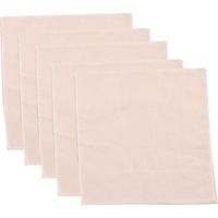 5 morceaux de tissu de fromage, gaze de coton au lait de noix, tissu filtrant en coton naturel, tissu vapeur de cuisine