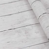 40X300cm Papier Adhesif pour Meuble Bois Blanc, Papier Peint Adhesif pour Meuble Cuisine, Vinyle Adhesif Papier Autocollant pour Meuble Decoratif Imperméable