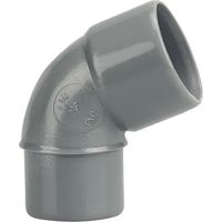 Raccord codo PVC Wavin 3025853 ángulo 67°30 estanco