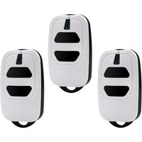 3pcs DEA GTI2 433.92MHz porte de garage à distance porte-clé