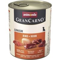Animonda GranCarno Hundenassfutter Junior getreidefrei 800 g Rind & Huhn Nassfutter