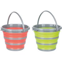 SECCHIO PIEGHEVOLE 10LT 32X24.5CM, 2 COLORI ASSORTITI