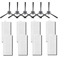 14 pièces de rechange pour aspirateur robot Lefant M3 : filtre HEPA et brosse latérale.