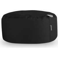 Puff Redondo Polipiel Indoor Negro Happers