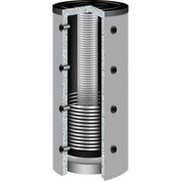 800 Liter TWL Hygienespeicher 90° KER-800 1 Wärmetauscher 100mm Isolierung