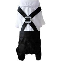 Costume pour petit chien avec nœud papillon-XL