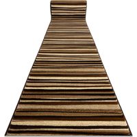 Passatoia ROYAL 5374 WAVES STRIPES beige / marrone 80cm brown 80x510 cm