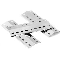 Lot de 3 cache-brûleurs universels en acier inoxydable pour Landmann Triton 2 & 3, Landmann Minton, plaque chauffante de rechange pour Landmann Avalon PTS 4, Grandhall Maxim GT4, Mr. Gardener Jackson