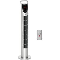 Ventilatore a torre da 40 W, timer, 3 velocità, 3 modalità, telecomando, pannello di controllo touch, oscillazione silenziosa