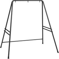 Soporte para Silla Colgante Sostén para Columpio con Marco de Acero Carga 150 kg para Patio Terraza Negro