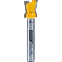 MATCHFIT Dovetail Router Bit (14 Degrés) 1/2" et 1/4" Shank - MICROJIG Diamètre de la Tige: 1/4" (6,35 mm)