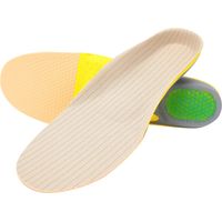 Semelles amortissantes anti-transpirantes avec soutien de la voûte pour basketball et course, inserts absorbants la transpiration.