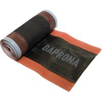 DAPRONA Firstband, Firstrolle Alu Super Vent 5m, Rollfirst für eine optimale Dachfirst Abdeckung, Super Butylkleber - Rot, 1 Rolle, 230mm
