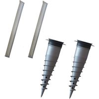 Kit de 2 Poteaux Hamac + 2 bases d'ancrage - GARD&ROCK