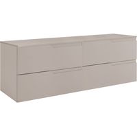 Meuble sous-vasque, cachemire, 120 (2 x 60) x 46 x 58 cm