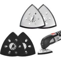 Trimec – Patin ponceuse triangulaire 93mm – Pour ponçage bois dur, métal et plastique – Résistant à la corrosion et étanche