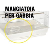 Mangiatoia per gabbia modello Vicenza cod. articolo LL-GAB106