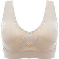 Soutien-gorge push-up sans armatures, respirant et antichoc pour femmes rondes Cheers, sous-vêtements de sport