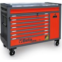 Beta RSC24AXXL Cassettiera mobile 8 cassetti antiribaltamento lunga - Rosso