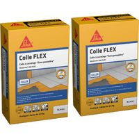 Doppelpack SIKA SikaCeram 200 Flex Fliesenkleber - Weiß - 2,5 kg