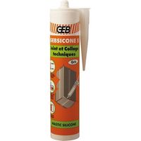 Mastic Silicone Gebsicone S Gris étanchéité Durable Et Flexible Pour Tous Usages - Geb