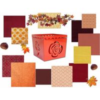 Portavaso cm26,5 rose rosso mia alubox