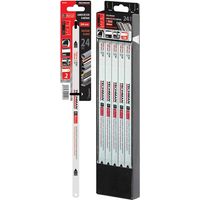 Techman 8320232 Pack of 10 bi-metal hacksaw blades - Teeth: 32 tpi - 12 teeth/cm - Length: 300mm