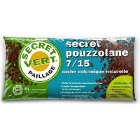 Pouzzolane rouge/brun 7/15 UAB - Sac de 6L