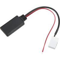 Pongnas Adaptateur de Voiture, Adaptateur de Voiture Adaptateur Aux pour Voiture Installation Facile ABS pour RCD300 RCD310 RNS300 RNS310 RCD510 (sans Micro).