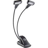K&M 12273 K&M LAMPE DE PUPITRE 2 BRAS EN T 4 LEDS