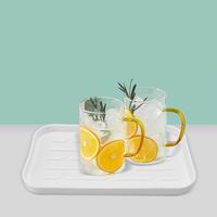 Tapis de Séchage à Vaisselle Silicone Raised Edges Soft Flexible Kitchen Counter Sink Drain Tray Approx. 25.4x13.4x1.7cm 150g White 1pc