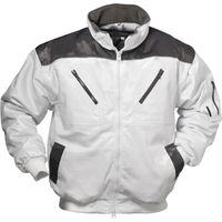 Gr .L (54/56) HOLLIS PILOTJACKE weiß HOLLIS PILOT JACKET