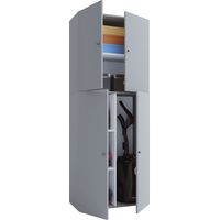 Armadio di pulizia del gabinetto della scopa di legno Lona 70x184x40 - VCM