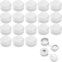 Cyclingcolors – Lot de 20 cache vis universel blanc – Capuchon rondelle de protection – Pour finition nette et soignée – Protection contre agressions extérieures