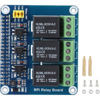 Module Relais 3 Voies pour Raspberry Pi A/B/2B/3B/4B - Compatible avec les Modèles de Raspberry Pi