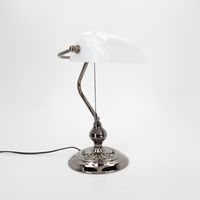 Lampe de bureau ancienne Banker avec du blanc - 901019