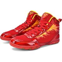 Wrestling Shoes for Men and Women, Sizes 38-46, Boxing Shoes with Non-Slip Rubber Soles, Lightweight and Breathable for Boxing, Kickboxing, Wrestling