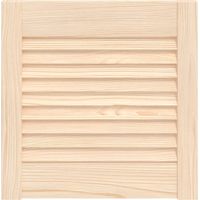 Porte d'armoire à persiennes 39,5x39,4 cm bois de pin massif