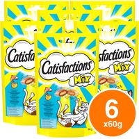 Catisfactions Snack Gatto Mix Salmone e Formaggio 60gr