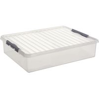 Sunware Bettbox Q-Line 60 l transparent 80 x 50 x 18 cm Aufbewahrungsbox