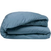Housse de couette en Percale de coton unie CELIANE